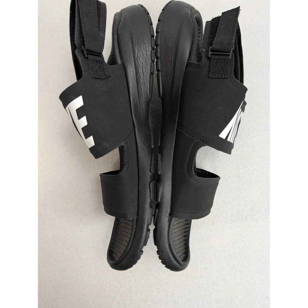 Nike Vista Mens 9 Black Sport Sandals Hook Loop Straps 882694-001
